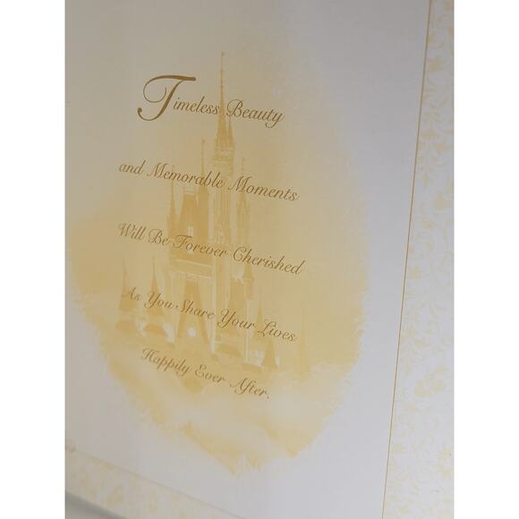 Disney "Our Fairy Tale Wedding" His and Hers Watch Set Gold and Silver Elegance - Picture 4 of 7